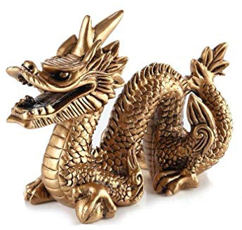 Lachineuse Dragón de Suerte Feng Shui