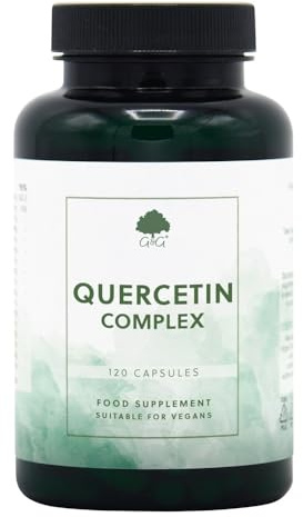 Quercetin Complex Supplement - 300mg High Strength with Bromelain, Bioflavonoids & Vitamin C - Vegan, Kosher, Non-GMO, 90 Capsules - Antioxidant Support - G&G Vitamins