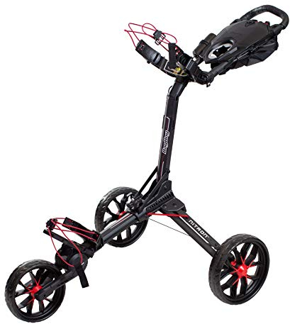 Bag Boy Nitron Golfwagen, Unisex, BagBoy Nitron Golf Push Cart, schwarz/red