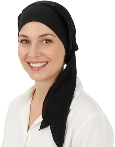 FADACHY Chemo Headwear for Women Head Scarfs Turbans UK Cancer Scarves Bandanas Silky Chemo Headwear Hair Loss Slouchy Beanie Scarf Sleep Cap