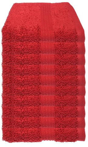 Julie Julsen 10er Pack Gästetuch 29 Farben erhältlich weich und saugstark 500gsm Öko Tex Bordeaux 30 x 50 cm B-Ware