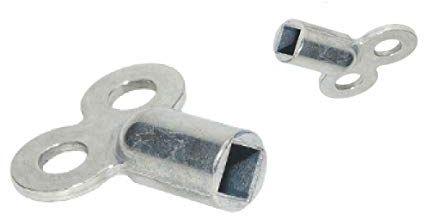 2x Heizkörper Entlüftungsschlüssel zum entlüften - Robust aus Metall - Passend für alle Heizungen