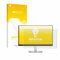 upscreen Anti-Glare Screen Protector compatible with Dell P2422H – Protection Film Matte