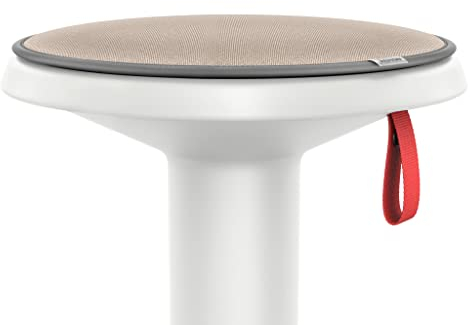 Interstuhl UPis1 Premium Sitzkissen - Besonders bequemes Stuhlkissen perfekt geeignet für Hocker, Stühle, Bänke und Fußböden - Perfekt UPis1 Bürohocker (Graubeige)