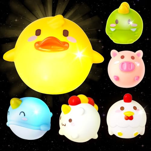 Badespielzeug Baby,6 Stück Badewannenspielzeug für Kinder 6 Monate -36 Monate, Wasserspielzeug, Pool Spielzeug Kinder, Cartoon Tier Klein Spielzeug Geschenke Jungen Und Mädchen