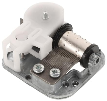 VOSAREA Mécanisme de Boîte à Musique Rotatif à Remontage Manivelle pour Boîtes à Musique Mécanisme Musical D'horlogerie