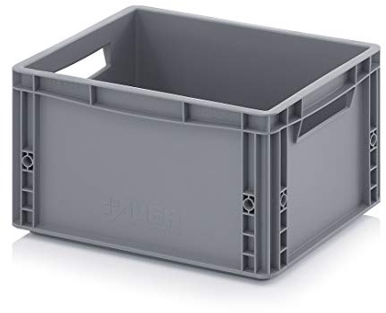Auer Packaging EG 43/22 Euro Container Solid Stacking 40 x 30 x 22cm