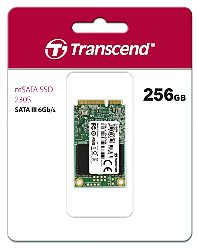 Transcend 256GB MSA230S SATA III 6Gb/s mSATA SSD 3D TLC NAND - TS256GMSA230S