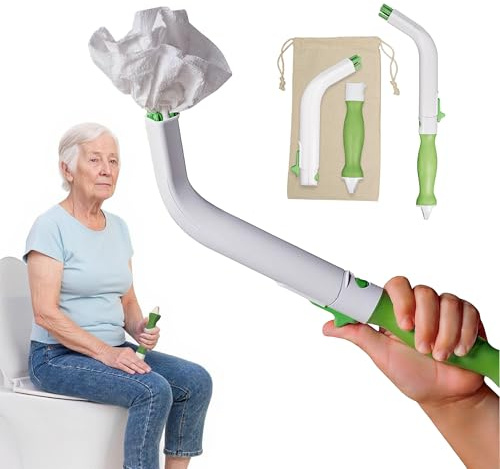FreedomWand Multipurpose Toilet Aids - Wiping Aid Toileting for Women & Men, Butt Wiper Tool, Toilet Assist Device and Paper Extender, Ideal for Elderly, Disabled and Post Surgery Use - 14.5 Inch