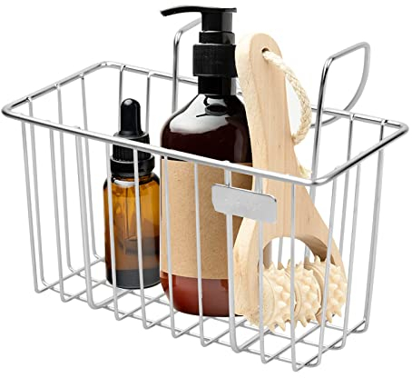 Pinsheng Spülbecken Organizer Hängend, Schwammhalter Ohne Bohren Küche Spülutensilien Aufbewahrung Edelstahl Spülenorganiser Hängend für Schwamm und Topfkratzer