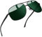 Joopin Retro Polarisierte Herren Sonnenbrille Grün Vintage Coole Sonnenbrille Damen Groß und Polarized Sunglasses for Driving Fahrerbrille UV400 mit Metallrahmen(Grün G15)