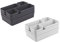 Engelland - Schubladen-Organizer Set, 16-teilig, Farbmix: Anthrazit/Hellgrau, frei verstellbar, Aufbewahrungs-Box, Einteiler, Trenn-System, Utensilien, Stauraum, Haushalt, Kunststoff, BPA-frei