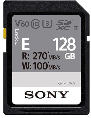 Sony - Tarjeta SD 128 GB R270/W120 - SFE-128-A