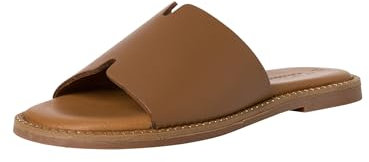 Tamaris Damen Mules Pantoletten Leder Sommer; COGNAC/braun; 41 EU
