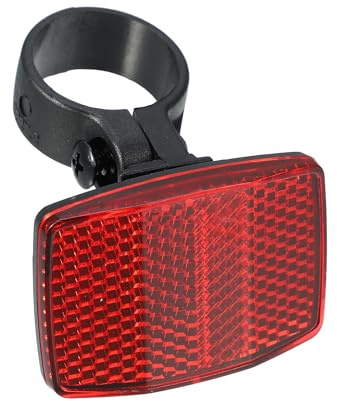 X AUTOHAUX 2.7cm 1.06 ID Bicycle Warning Reflector Red | Plastic Red, Bike accessories