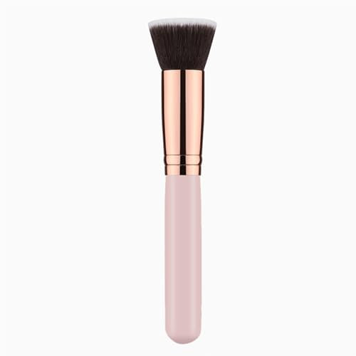tiyiyok Pennelli Trucco Professionali, Pennello Fondotinta Liquido, Pennello Blush con Setole Sintetiche Premium, Pennelli Make Up Multiuso per Correttore, Cipria e Contouring