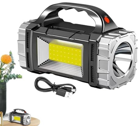 Generico Lampada Da Tavolo Solare,Torcia Solare Impermeabile Ricaricabile USB | Strumenti Esterni Multifunzionali per Escursionismo e Emergenze