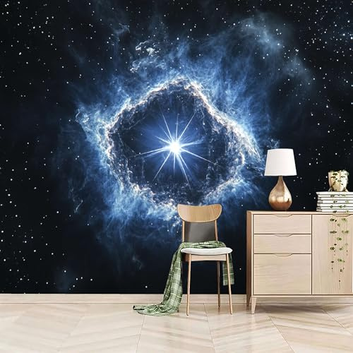 carta da parati camera da letto 250x420cm Galassia Aliena carta da parati tessuto non tessuto Decorazione 3D su tela pittorica, senza interruzioni, per la parete principale della casa EB24-10349