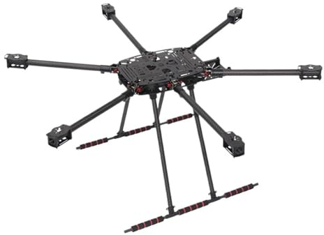 BCUBE ZD850 PRO Full Carbon Fiber ZD850 Frame Kit With Unflodable Landing Gear Foldable Arm For FPV DIY Aircraft Hexacopter(ZD850 PRO)