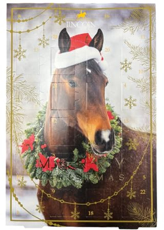 Lincoln 50501 'Merry Christmas' Mince Pie Treats Advent Calendar for Horses