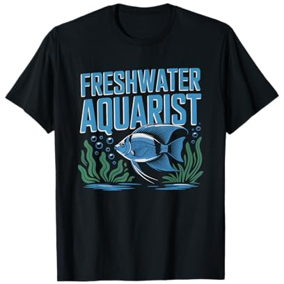 Acuarista Agua Dulce Cuidador Peces Acuariofilia Identidad Camiseta