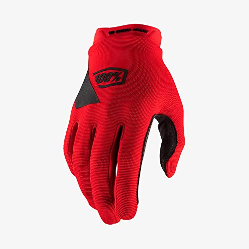 100 Percent RIDECAMP Glove Red-LG Guantes para ocasión Especial, Rojo, Mediano para Hombre
