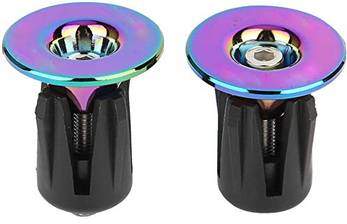 Aluminium Lenkerendstopfen 1 Paar Fahrradlenker Kappe Robuste Endstopfen f¨¹r Fahrradstange Griffstange Kompatible Fahrrad Zubeh?r Teile