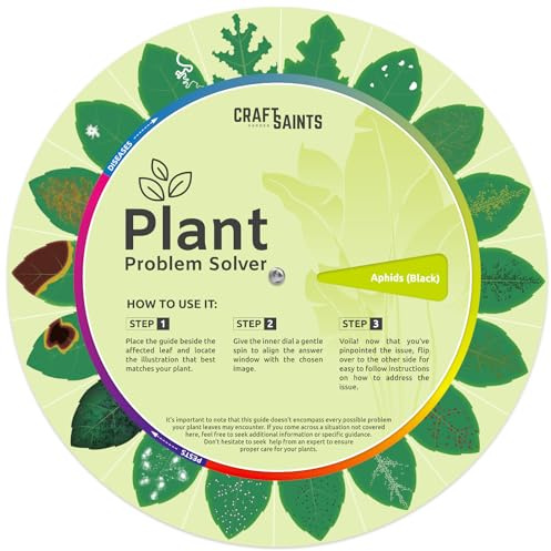 Garden Planner for Plant Problems, Identify & Resolve 18 Common Problems, Portable Homestead Farmers Almanac, Vegetable & Flower & Tree Disease Troubleshooter, Essential Accessories for Gardeners