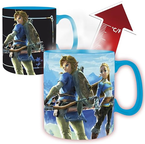 The Legend OFZELDA Heat Change Mug 460 ml Breath the Wild