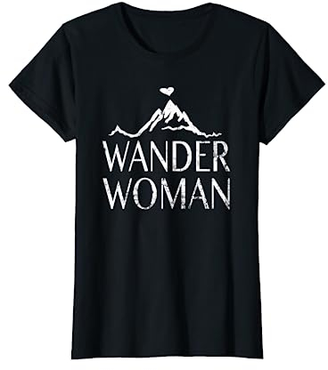 Wander Woman - Alpenherz Berge Gebirge Alpen Herz Trekking T-Shirt