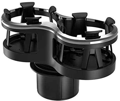 Becherhalter Auto Mittelkonsole, Getränkehalter Auto Doppel, Universal Autozubehör Innenraum Car Gadgets Cup Holder Doppelt Saucenhalter Dosenhalter Flaschenhalter Kaffeehalter Elastischer Griff