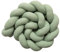 CuteCraft Meliboo Dekokissen, flauschig, geflochten, Höhe bis zu 17 cm, handgefertigt in Europa, dekoratives Geflecht, Premium, große Farbauswahl