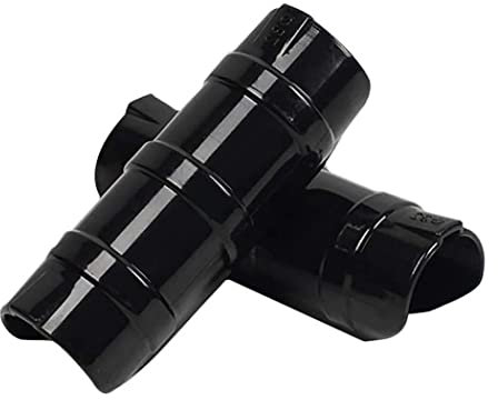 Lot de 20 clips de 19/20/25 mm pour film de serre, tuyau fixe, collier de serrage, noir, 19 mm