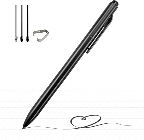ProSketch Digitaler Stift passend für Remarkable 2 / Scribe/Supernote mit Radiergummi, Bleistiftclip + NeverReplace feine Titanspitzen, Neigungszug und 4096 Druckstufe, EMR-Stift-Ersatz, stärken Sie