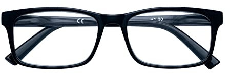 Zippo Occhiali da Lettura, Realizzati con Montatura dalle Linee Morbide, Ideale per Uomo e Donna, Diottria +2.50, Color Nero Sfumato
