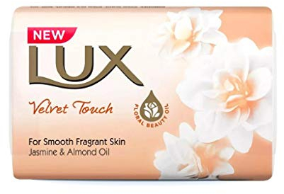 LUX Velvet Touch Sapone Morbido per Corpo e Mani Bagno Doccia Aroma di Fiori e Velluto 85gr Confezione da 6 saponette