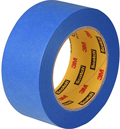 Tapes4you 3M Scotch Blue Klebeband für 3D-Drucker, Abdeckband 2090, Blau, 48 mm x 50 m, Anti-Warp-Effekt