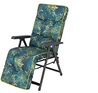 PillowPrim Sonnenliegenkissen, Stuhlkissen, Gartenstuhlkissen, Gartenstuhl, Stuhl, Garten, Kissen, Auflage Gartenliege Polster Kissen, Kissen Garten im Freien - 50x160 cm Grüne Wiese