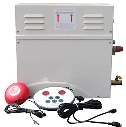 Generador De Vapor Para Ducha 220v 380v MáQuina De Vapor Para El Hogar BañO De Sauna Spa Ducha De Vapor Con Controlador Digital Almacenamiento De Calor AutomáTico 35-55 ℃, FáCil De Instalar,9KW-380V