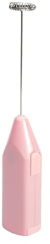 Paris Hilton – Milchaufschäumer aus Edelstahl und Kunststoff – Kompakt, leistungsstark & ideal für unterwegs, inkl. 2 AA Batterien, 20x3,8x2,8cm, Pink