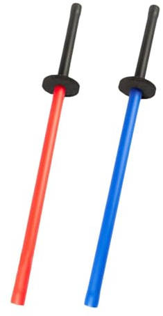 Pegciuho 2 Spade da Allenamento Imbottite in Spugna, per Sparring, Bastone da Allenamento per Arti Marziali E Scherma, 80 Cm