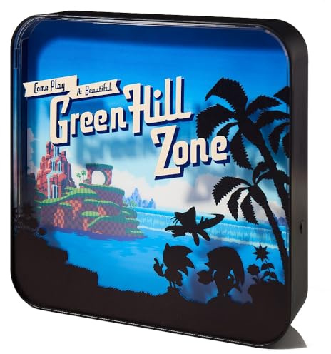 Numskull - Sonic The Hedgehog - Green Hill Zone Perspex Lamp
