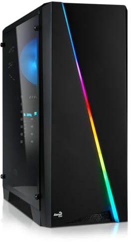 Gaming PC Ryzen 7 5700X, 32 GB DDR4 RAM High Speed, 1TB M.2 SSD, RTX 5050 8GB, Win 11 Pro