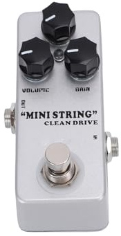 Yechiry Gitarr Overdrive Effektpedal, Boost Compressor Analog Amp Pedal, Wide Tone Range Warm Tone Delay Pedal för Elektriska Gitarrförstärkare