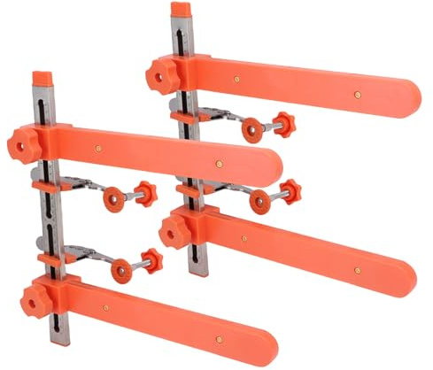 Keenso Kit de Gabarit D'Installation de Glissière de Tiroir pour Outils de Fixation Rapide, Installation Facile pour les Projets de Menuiserie, 2 Ensembles