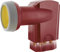 SCHWAIGER 418 Quattro LNB 4-Teilnehmer Sun Protect Low Noise Blockconverter LNC digital hitzebeständig Satellitenschüssel-Zubehör Multischalter notwenig mit Wetterschutz vergoldete Kontakte rot