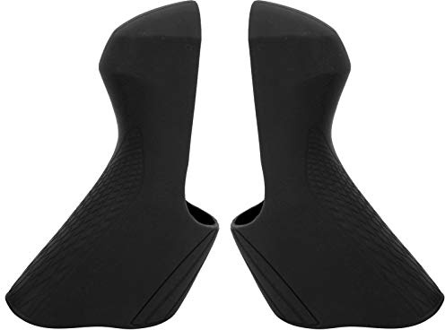 Copri Leva Freno Cambio Bicicletta, Copri Leva Freno per Bicicletta Comoda copertura in silicone a 3 colori per cambio R7000 Cambio R8000 per bicicletta da strada (Nero)
