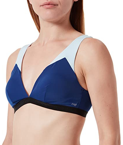 Blå Acara Top 1, Bikini Top för kvinnor, Blå (Twilight Blue), XL