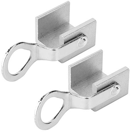 Sonew Premium 6st Justerbara Fönsterlås Av Aluminiumlegering, Säkerhetsskjutbara Fönsterstoppar och Hårdvara Tillbehör för Hemsäkerhet och Barnskydd (D Typ)
