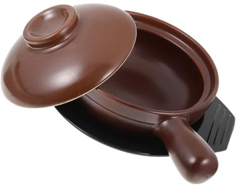 PAMINGONO 1ensemble Casserole Céramique Avec Poignée Pour Et Ragoûts Chaleur Pour Cuisine à Restaurants